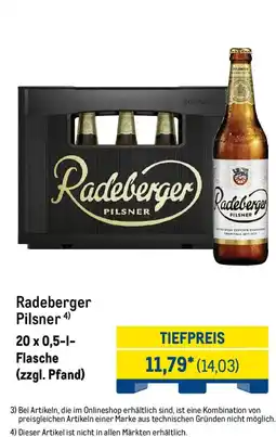 METRO Radeberger Pilsner Angebot