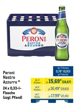 METRO Peroni Nastro Azzurro Angebot