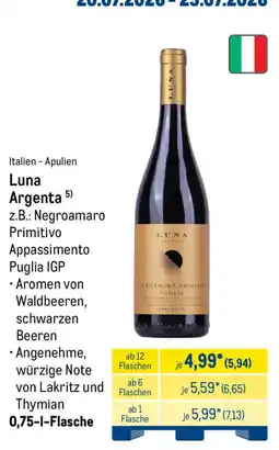 METRO Luna Argenta Angebot