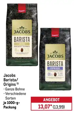 METRO Jacobs Barista/Origins Angebot