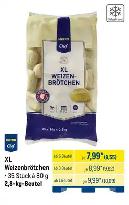METRO METRO Chef XL Weizenbrötchen Angebot