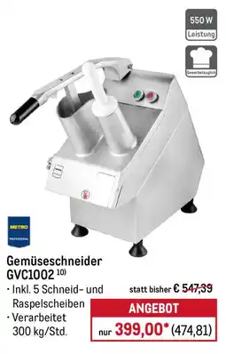 METRO Metro Professional Gemüseschneider GVC1002 Angebot
