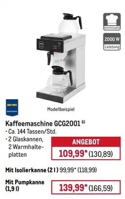 METRO Kaffeemaschine GCG2001 Angebot
