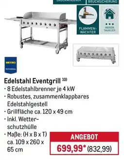 METRO Edelstahl Eventgrill Angebot