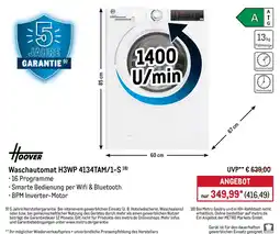 METRO Waschautomat H3WP 4134TAM/1-S Angebot