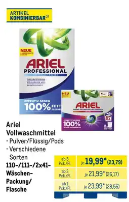 METRO Ariel Vollwaschmittel Angebot
