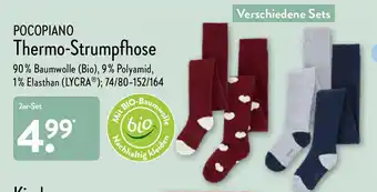 Aldi Nord Pocopiano Thermo-Strumpfhose 74/80 - 152/164 2er-Set Angebot