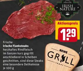 REWE Kaufpark Frische Irische Flanksteaks 100g Angebot