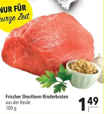 CITTI Markt Frischer Shorthorn Rinderbraten Angebot