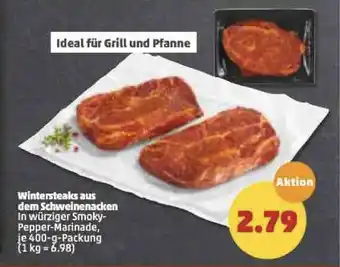 PENNY Wintersteaks aus dem Schweinenacken 400g Angebot