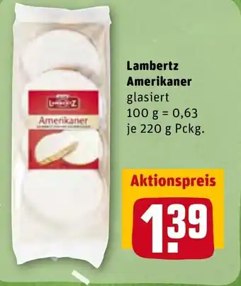 REWE Center Lambertz Amerikaner 220g Angebot