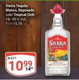 Globus Sierra Tequila Blanco, Reposado oder Tropical Chili Angebot