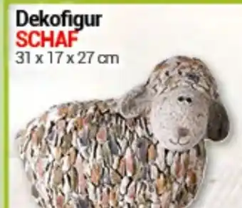 CENTERSHOP Schaf Dekofigur 31 x 17 x 27 cm Angebot