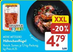 Aldi Süd MEINE METZGEREI Hähnchenflügel Angebot