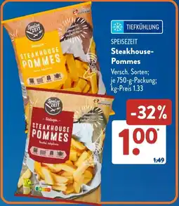 Aldi Süd SPEISEZEIT Steakhouse- Pommes Angebot