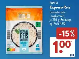 Aldi Süd BON-RI Express-Reis Angebot