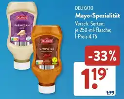 Aldi Süd DELIKATO Mayo-Spezialität Angebot