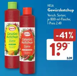 Aldi Süd HELA Gewürzketchup Angebot