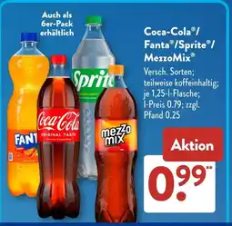 Aldi Süd Coca-Cola/ Fanta/Sprite/ MezzoMix Angebot