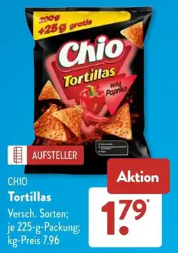 Aldi Süd CHIO Tortillas Angebot