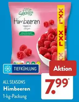 Aldi Süd ALL SEASONS Himbeeren Angebot