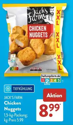 Aldi Süd JACK'S FARM Chicken Nuggets Angebot