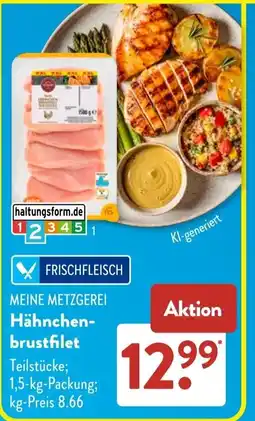 Aldi Süd MEINE METZGEREI Hähnchenbrustfilet Angebot