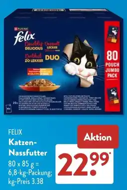 Aldi Süd FELIX Katzen- Nassfutter Angebot