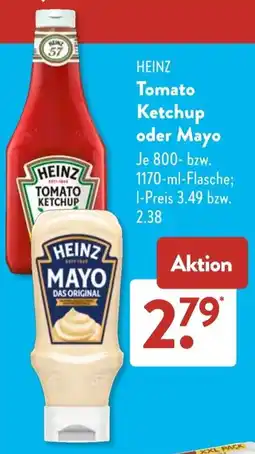 Aldi Süd HEINZ Tomato Ketchup oder Mayo Angebot