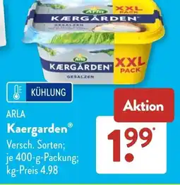 Aldi Süd ARLA Kaergarden Angebot