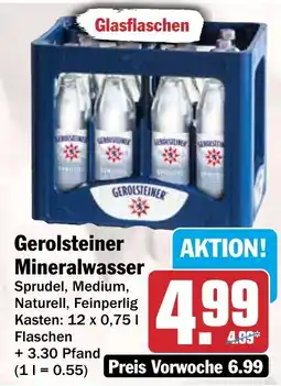 HIT Gerolsteiner Mineralwasser Angebot