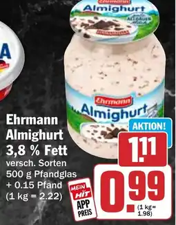 HIT Ehrmann Almighurt Angebot