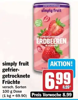 HIT simply fruit gefrier-getrocknete Früchte Angebot
