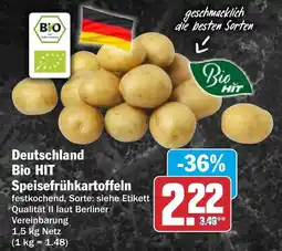 HIT Bio HIT Speisefrühkartoffeln Angebot