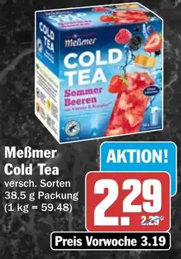 HIT Meßmer Cold Tea Angebot
