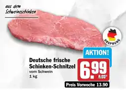 HIT Deutsche frische Schinken-Schnitzel Angebot