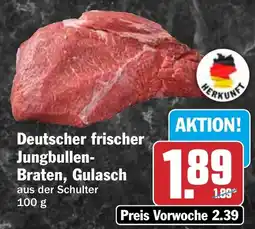 HIT Deutscher frischer Jungbullen-Braten, Gulasch Angebot