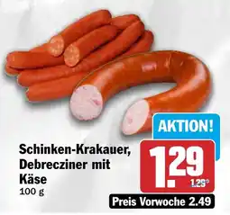 HIT Schinken-Krakauer, Debrecziner mit Käse Angebot