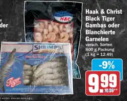 HIT Haak & Christ Black Tiger Gambas oder Blanchierte Garnelen Angebot