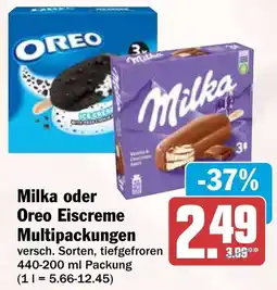 HIT Milka oder Oreo Eiscreme Angebot