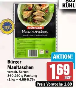 HIT Bürger Maultaschen Angebot