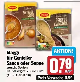 HIT Maggi für Genießer Sauce oder Suppe Angebot