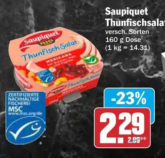 HIT Saupiquet Thunfischsalat Angebot