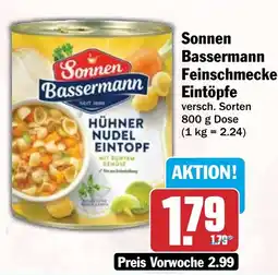 HIT Sonnen Bassermann Feinschmecke Eintöpfe Angebot