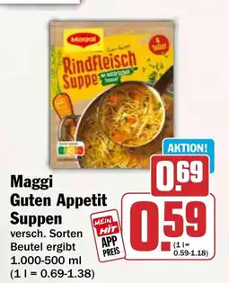 HIT Maggi Guten Appetit Suppen Angebot