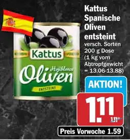 HIT Kattus Spanische Oliven Angebot