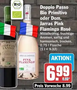 HIT Doppio Passo Bio Primitivo oder Dom. Jarras Pink Flamingo Rosé Angebot
