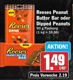 HIT Reese's Peanut Butter Bar oder Dipped Peanuts Angebot