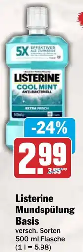 HIT Listerine Mundspülung Basis Angebot