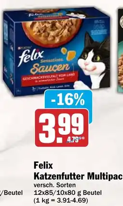 HIT Felix Katzenfutter Multipac Angebot